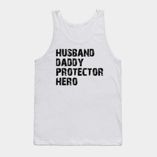 Husband Daddy Protector Hero Tank Top